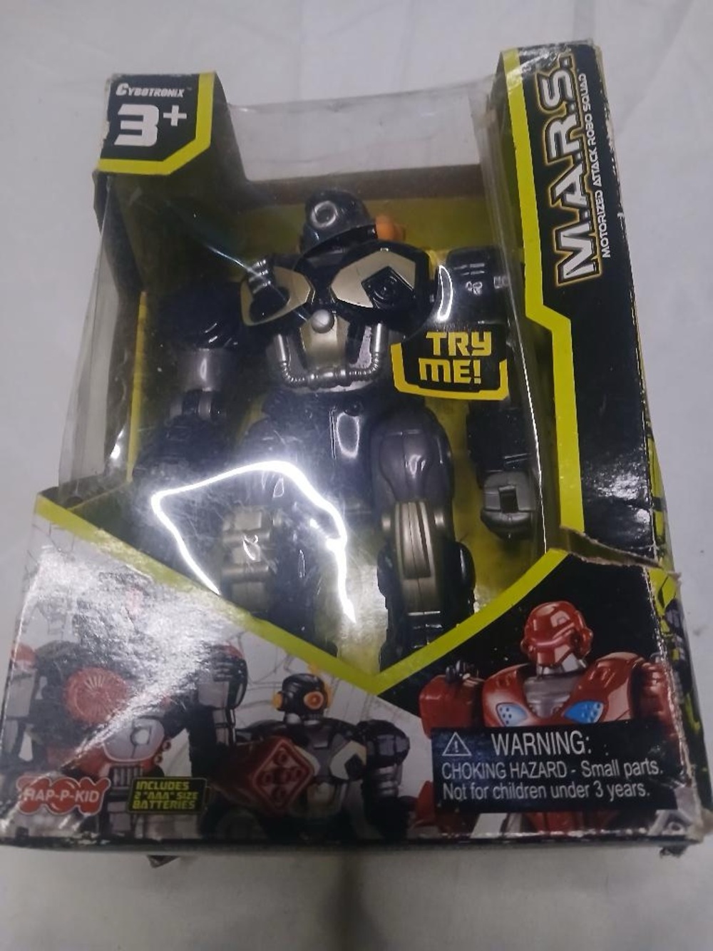 Mars Motorized Robot Action Figure - Black & Gold - Kids Toy
